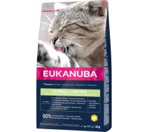 EUKANUBA Adult with chicken hairball control 2 kg