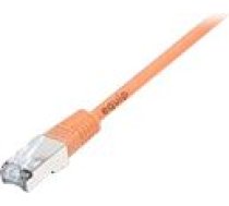 Equip Patchcord, Cat6, S/ftp, Hf, 0.5m, Oranžs (605577)