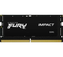 Atmiņa Portatīvajam Datoram Kingston Fury Impact, Sodimm, Ddr5, 16 Gb, 4800 Mhz, Cl38 (kf548s38ib-16                  )