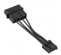 Kolink Molex - 4-pin Floppy, 0.05m, Melns (kl-ac-mf01)