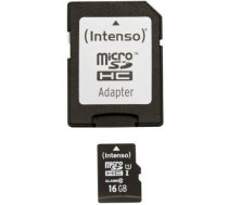 Karte Intenso Premium Microsdhc 16 Gb Class 10 Uhs-i/u1  (3423470)