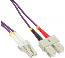 Inline Patchcord Optiskās šķiedras Lc/sc, 50/125µm, Om4 1m (88641p)