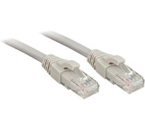 Lindy Patchcord Cat6, U/utp, 1m, Pelēks (48002)