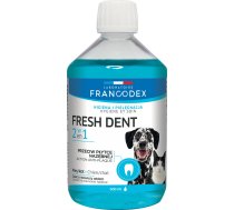 Francodex Pl Fresh Dent - Šķidrums Mutes Dobuma Higiēnai Suņu Un Kaķiem 500 Ml