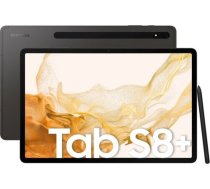 Planšetdators Samsung Galaxy Tab S8+ 12.4" 128 Gb 5g pelēks (sm-x806bzaaeue)