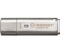 Flash zibatmiņa Kingston Ironkey Locker+ 50, 16 Gb  (iklp50/16gb)