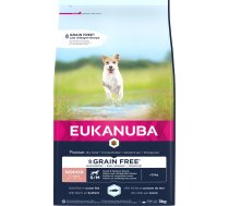 EUKANUBA Senior grain free senior ocean fish for small and medium dogs 3kg