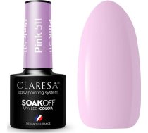 Claresa Claresa Soak Off Uv/led Pink Hibrīda laka 511 5g