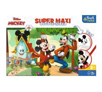 Puzzle 24el Trefl Super Maxi Mickey Jautrs Mājiņa