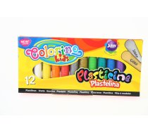 Plastilīns 12kol Pat Colorino+zlo,sre Pud