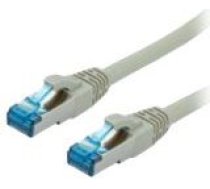 Value Kabelis šķērseniskā Savienojuma Patchcord Utp Kat.6a Pelēks 0.5m (21.99.0870)