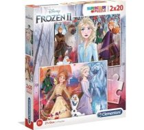 Clementoni Puzzle 2x20 Super Krāsa Frozen 2