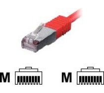 Equip Patchcord, S/ftp, Cat6, Pimf, 1m, Sarkans (605520)