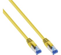 InLine InLine® Patch Cable S/FTP PiMF Cat.6A halogen free 500MHz yellow 0.3m