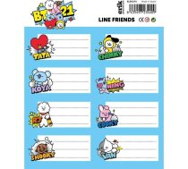 Bt21 Line Friends Bt21 - Komplekts 16 Naklejek Piezīmjdatora / Grāmatas