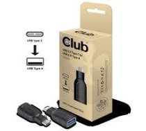 Adapteris Usb Club 3d Usb-c - Usb Melns  (caa-1521)