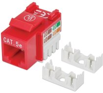 Intellinet Network Solutions Modulis Keystone Cat.5e, Utp, Rj45, Piestiprināts, Sarkans (210478)