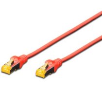 Digitus Patchcord Cat 6a, S/ftp, 7m, Sarkans (dk-1644-a-070/r)