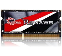 Atmiņa Portatīvajam Datoram G.skill Ripjaws, Sodimm, Ddr3l, 8 Gb, 1866 Mhz, Cl11 (f3-1866c11s-8grsl)