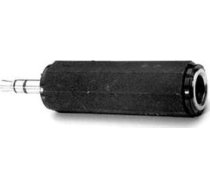 Adapteris Av Jack 3.5mm - Jack 6.3mm Melns