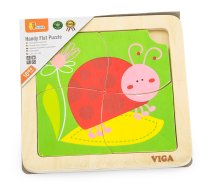 Viga 50140 Handy Flat Puzzle - Ladybird