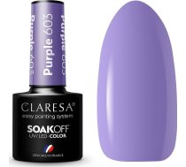 Claresa Claresa Soak Off Uv/led Purple Hibrīda laka 603 5g