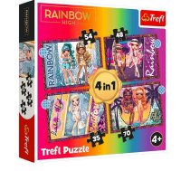 Puzzle 4in1 Modne  Lelles Rainbow High