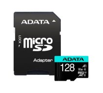 Atmiņas Kartes Adata  Premier Pro Uhs-i U3 128 Gb, Micro Sdxc, Flash Memory Class 10, With Adapteris