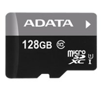 Atmiņas kartes ADATA  ADATA 128GB Micro SDXC V10 85MB/s + ad.