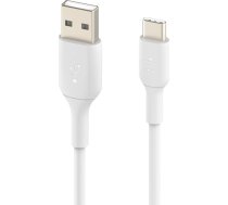 Kabelis Usb Belkin Usb-a - Usb-c 1 M Balts (cab001bt1mwh)