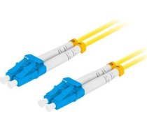 Lanberg Patchcord Optiskās šķiedras Sm Lc/upc-lc/upc Duplex 3.0mm Lszh G657a1 1m Dzeltens Lanberg