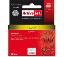 Activejet Acc-526yn Tuša (saderīgs Canon Cli-526y; Supreme; 10 Ml; Dzeltens)