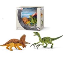 Figūriņa Schleich Triceratops I Terizinozaur Komplekts (42217)