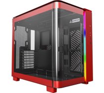 Korpuss Montech Montech King 95 Midi-tower, Tempered Glass, Argb - Rot