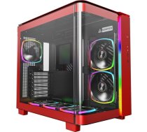 Korpuss Montech Montech King 95 Pro Midi-tower, Tempered Glass, Argb - Rot