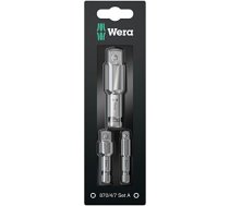 Wera Wera 870/4/7 Set A Sb Tool Shaft Socket Wrenches Adapteris-set 1/4" 3/8" 1/2" - 05073200001 - 05073200001