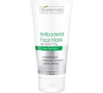 Bielenda Professional Antibacterial Face Mask With Green Clay Antibakteriāls Maska Sejas Ar Mālu Zieloną 150g