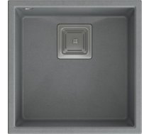 Izlietne Quadron David 40 Graniteq Silver Stone/elementi Tērauda