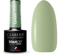 Claresa Claresa Soak Off Uv/led Green Hibrīda laka 800 5g