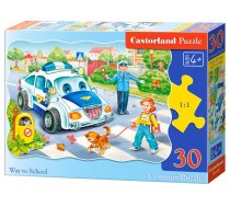 PUZZLE 30EL CASTORLAND WAY TO SCHOOL PUD27