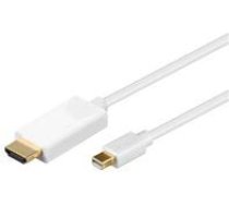 Kabelis Microconnect Displayport Mini - Hdmi 5m Balts (mdphdmi5)