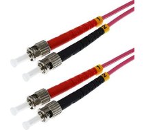 Digitus DIGITUS Fiber Optic Patch Cable, 2 x ST - LC Duplex, OM3, 3.0 m, 2 x ST plug - 2 x LC plug, Multimode, DupelxCable (DK-2531-03 / 3)