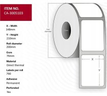 Capture Label 148 x 210mm, Core 76mm,