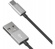 Kabelis Usb Yenkee Ycu 222 Bsr Kabelis Do Synchronizacji I Uzlādes Usb / Micro 2m sudraba Yenkee