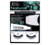 Ardell Natural Starter Kit Demi Black 101 (w) Mākslīgs Skropstu + Līme 2,5g + Aplikator