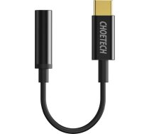 Adapteris Usb Choetech Adapteris Choetech Aux003 Usb-c Do 3.5mm Audio Jack Adapteris (melns)