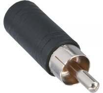 Adapteris Av Inline Jack 3.5mm - Rca (cinch) Melns (99325)