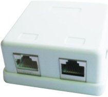 Gembird Ligzda Virsmas Montāža Kat.5 2x Rj45 Half-shielded (ncac-hs-smb2)