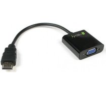 Adapteris Av Techly Hdmi - D-sub (vga) Melns (301658)