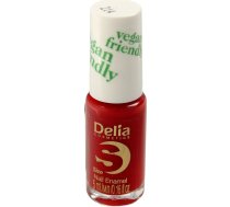 Delia Cosmetics Vegan Friendly Emalja Nagu Size S Nr 214 Lady In Red 5ml